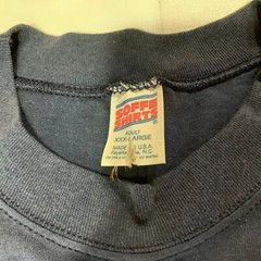 Vintage 1990 Soffe Shirts Elephant Blue T-shirt Single Stitch Size XXXL USA