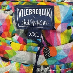 NWT Vilebrequin x Okuda San Miguel Colorful Animals AOP T-Shirt Mens Sz 2XL Rare