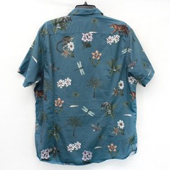 Ted Baker London Men’s Floral Animal Print 100% Cotton Shirt Resort Party Size 6
