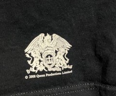 Vintage Queen Shirt XXL 2008 Band Rock Gig Freddie Mercury Y2K Gig Merchandise