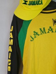 Vintage Jamaica Long Sleeve T-Shirt Men’s Size Medium & Adjustable Jamaica Hat