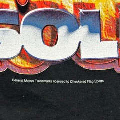 Vintage Black Chevrolet Silverado Rock Solid Graphic Print Shirt Size Large