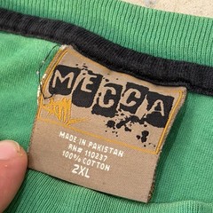 Mecca True Master T-shirt SS AOP 2-Sided Green Black Gold Skull Pirate Mens 2XL