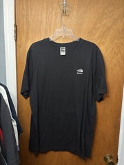 Supreme New York x The North Face Bandana Tee Used Black Large TNF SS22