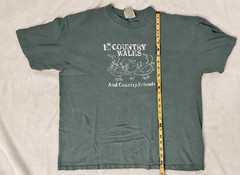 Mossimo T Shirt Large Made USA Country Walks Geese Ducks Cottagecore Vtg Y2K 90s