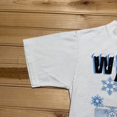 Vintage 1995 Queen City Gymnastics Winter Fest Snow Graphic T-Shirt USA – Small