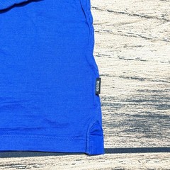 Hugo Boss Long Sleeve T-Shirt Mens Small Blue Slim Fit Mercerized Cotton Tee