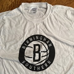 Birmingham Southern Basketball T-Shirt Mens Medium Panthers White Alabama