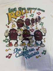 California Raisins Let The Good Time Roll Cotton White T shirt Size 2XL