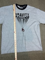 Vintage No Boundaries Gravity Happens Skateboarding T-Shirt Size Large Y2K