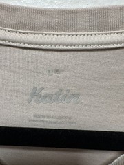 Katin Large Men T-shirt Logo 100% Organic Cotton Birch