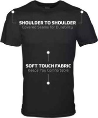 Gildan (6-pack) Black Solid Ultra Cotton Short Sleeve Blank Tee T-Shirt S-XXL