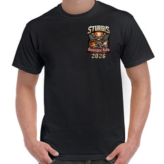 T-Shirt 2026 Sturgis Motorcycle Rally Ride to the Grave No Harley