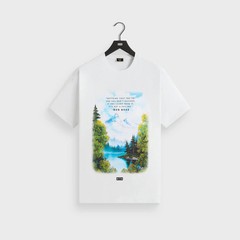 Kith Bob Ross Inspiration Vintage Tee White Large