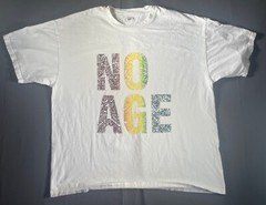 No Age Shirt Adult 2XL The Smell Los Angeles Band Tee Geometric Pattern Gradient