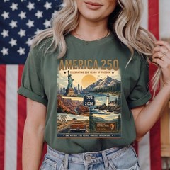 250 Graphic Tee, Vintage Travel Shirt, Route 66 National Parks shirt