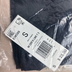 New With Tags Adidas Alphabet T-Shirt Black Size Small EI4599