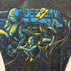 DEFCON DEF CON 27 All Over Print T-Shirt XL Black Graphic Tee