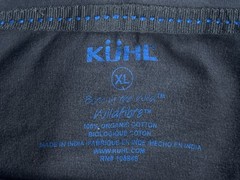 Kuhl Shirt Mens Extra Large Gray Wildfibre Crewneck Casual Hiking Cotton Outdoor