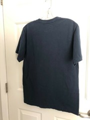 LRG LIFTED RESEACH GROUP Mens M Navy Blue Red TEE T-SHIRT Logo TOP 100% Cotton