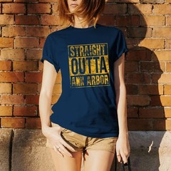 Straight Outta Ann Arbor – Hometown Sports Team FanUnisex T Shirt