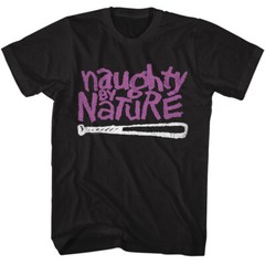 Naughty By Nature Baseball Bat Men’s T Shirt Hip Hop Music Band Merch