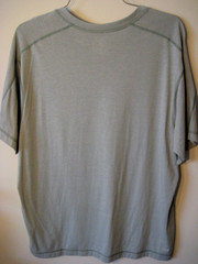 EUC- CREMIEUX CLUB 38 PERFORMANCE V-Neck Multi-Blended Taupe T-Shirt Size Large
