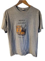 Vintage 90s Y2K Funny Vancouver Bears Canada Faded
