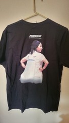 Canvas Sz L t Shirt Superman dc Studios black s Sleeve flo on back comic con 31