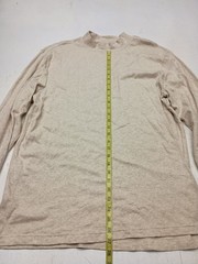 John Ashford Tan Mock Neck Shirt Long Sleeves XL Long Sleeve
