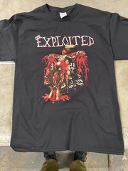 the EXPLOITED Jesus is dead shirt punk hardcore slayer discharge adicts JFA GBH