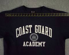 Coast Guard Academy Shirt Gear For Sports Adult XL Dark Blue