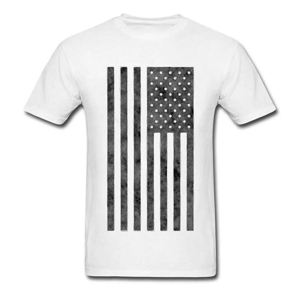 Men’s NEW Freedom American Flag Cotton Loose Fit Graphic T-Shirt