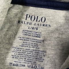 Polo Ralph Lauren Men Large Navy Blue Cotton Modal Hoodie Lightweight Stretch