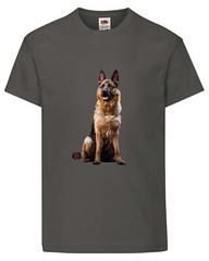 Alsatian Dog Pet Family Novelty T Shirt Various Colours And Sizes