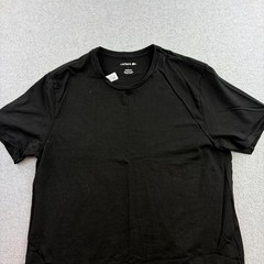 Lacoste Shirt Mens Large Black Short Sleeve Tagless Crewneck T-Shirt Adult