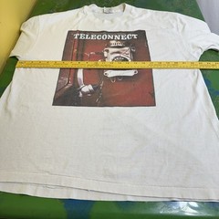 Vintage Single Stitch Teleconnect Telecom Magazine XL T-Shirt Payphone Russian
