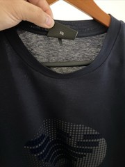 Set Of 5 Emporio Armani Men’s Beige Black And Navy Blue T-Shirts Pit 24 L 30