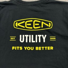 Keen Utility T Shirt Men’s Medium Black Graphic Tee Outdoors Hiking Camping