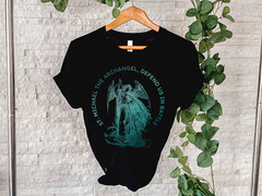 Saint Michael the Archangel T-shirt – Saint Michael Prayer, Catholic Apparel tee