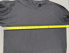 Sada Long Sleeve Shirt Top Men’s 2X Crew Neck Black Casual 100% Cotton