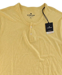 The Normal Brand – Men’s Active Puremeso SS Henley – Golden Hour – NWT Size 2XL