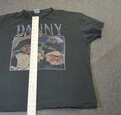 Danny Devito Black T-shirt Uneek Large Faded