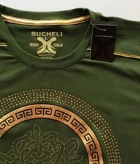 Men’s Bucheli T Shirt,Soft Cotton,Stretch,Italian Style M L…E2.B