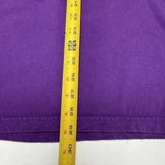 Vintage Eddie Bauer EBTEK T Shirt Mens Large Purple Printed Logo