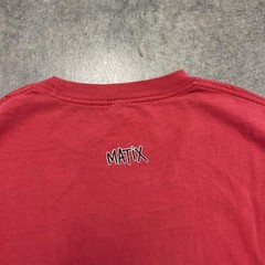 Matix Skate Spellout T-shirt Red 90’s Short Sleeve Graphic Tee M