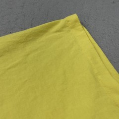 VINTAGE Hanes Shirt Mens XL Yellow 50/50 Single Stitch Blank Heavyweight 90s