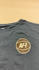 Nike Shirt Mens 2XL Blue AF-1 Air Force 1 82 Jersey Graphic Tri-Blend Tee