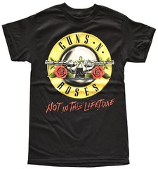 Guns N Roses GNR Not In This Lifetime Concert Tour Men’s Black T-Shirt New