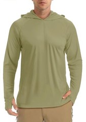 UPF50+ Men’s Long Sleeve Sun Skin Protection T-Shirts Outdoor Fishing Hoodies